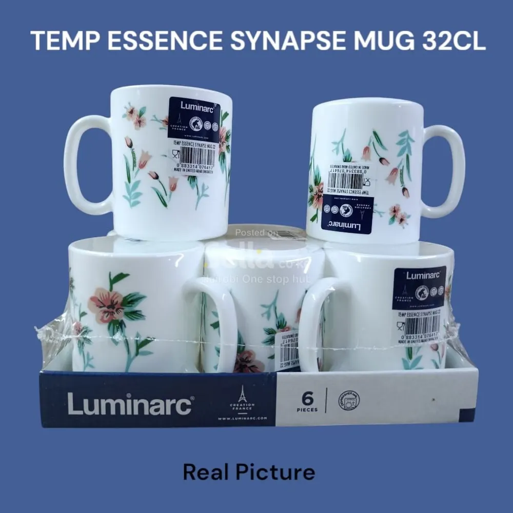 Luminarc 32cl Ceramic Mug Set – 6 Pieces @ KSh 2,000 
