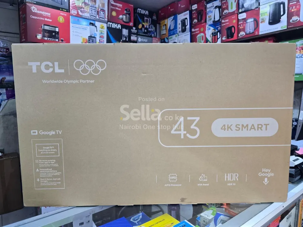 TCL 43 Inches 4K Google Tv V6D New Model