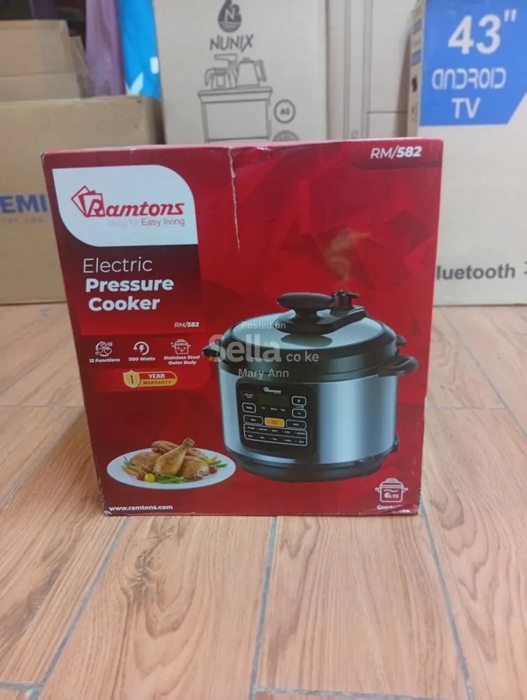 Ramtons pressure cooker 6 litres Rm/582 