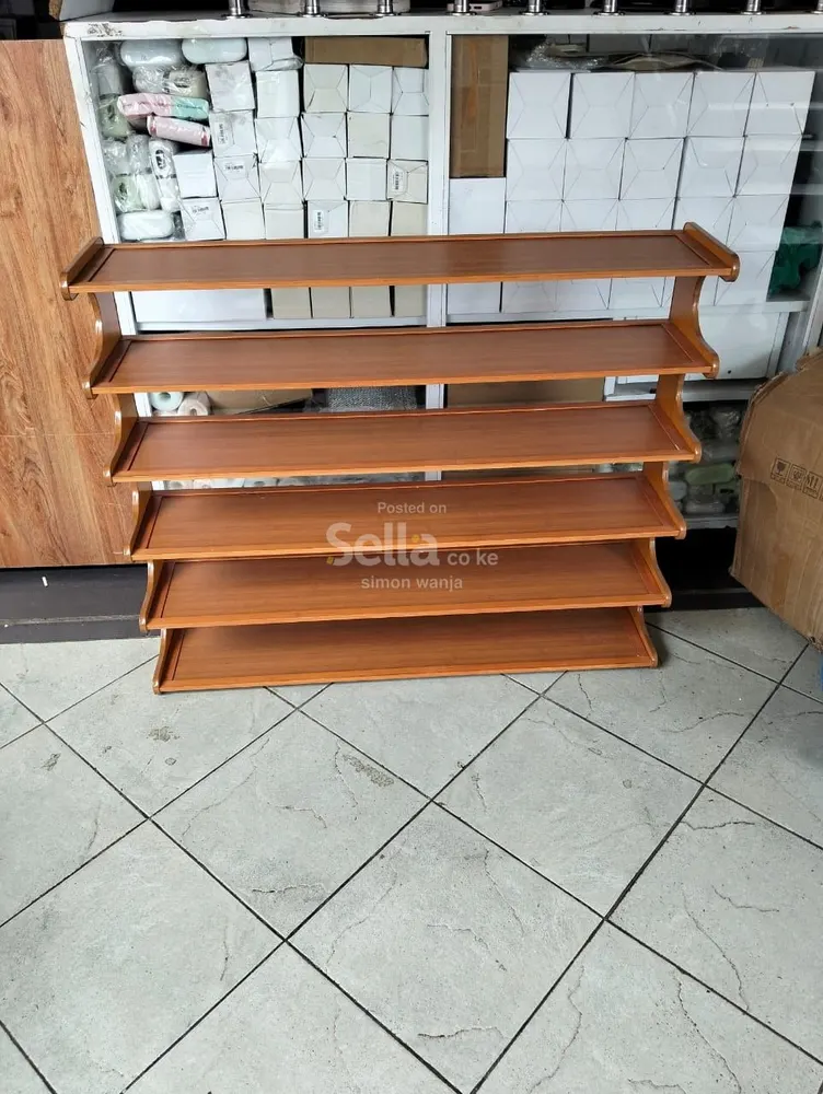 *6 Layer Bamboo shoe rack Colour: Brown ▫️ Size: 83*23*70cm