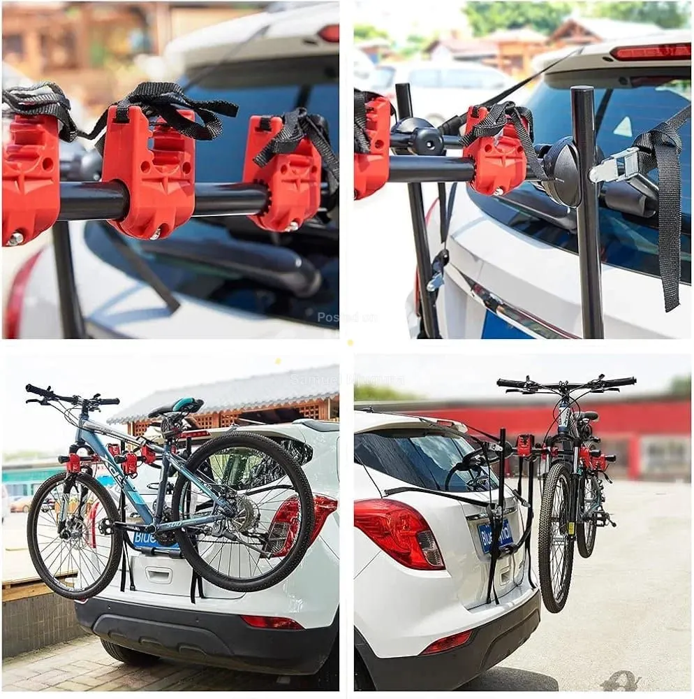 3-Bike Car Trunk Mounted Rack 🚲🚗    