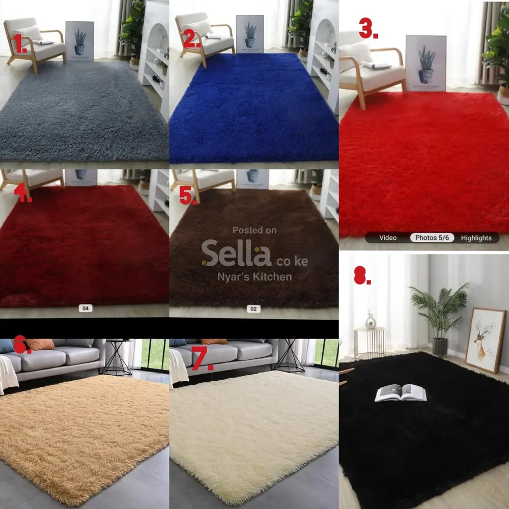 Fluffy carpets