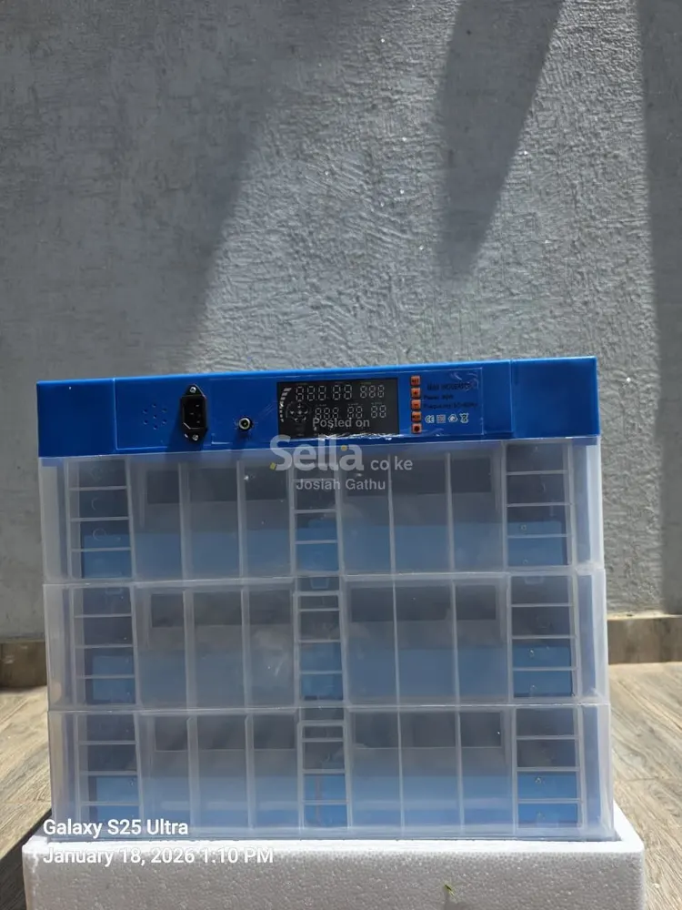 Automatic Eggs incubator AC/DC 128 eggs
