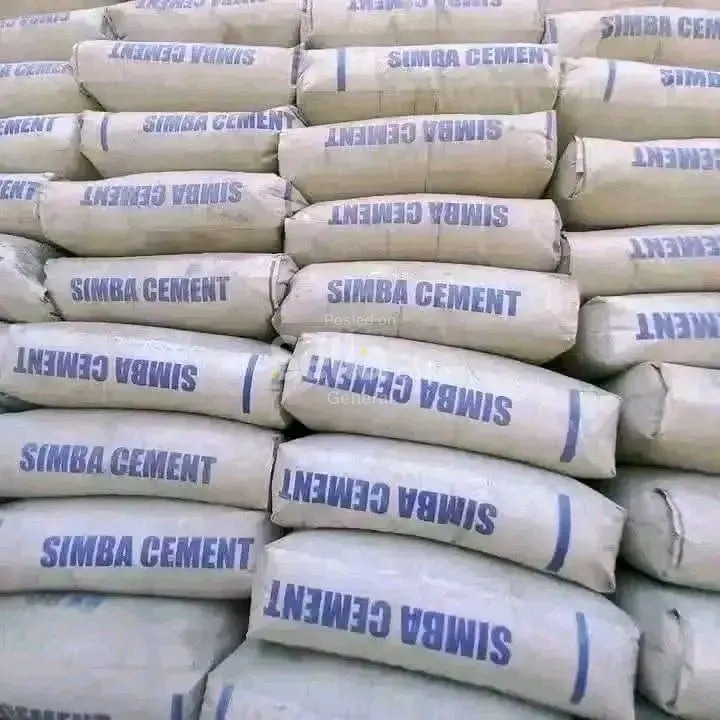 SIMBA CEMENT  550/= per sack 