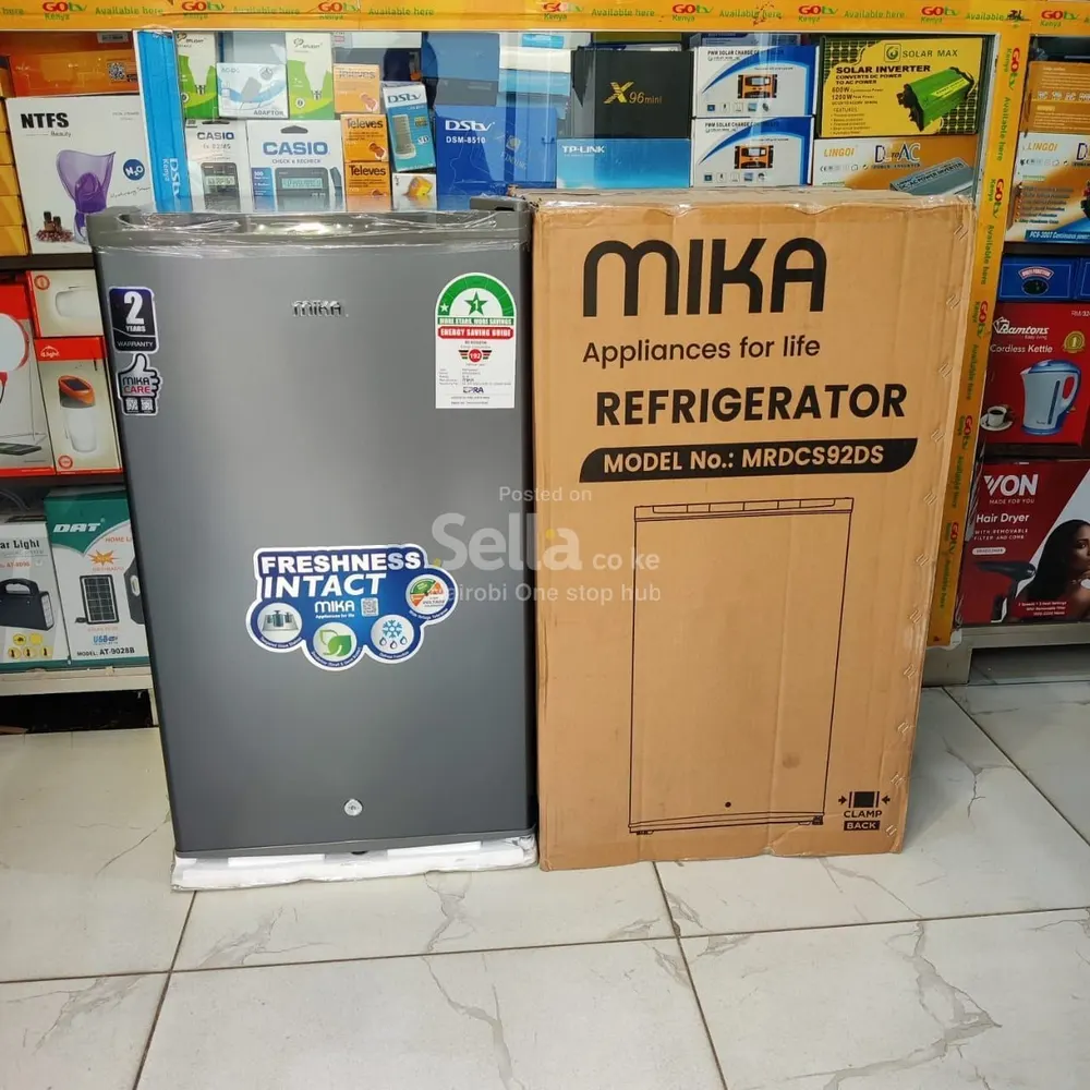 Mika 92L Single Door Fridge