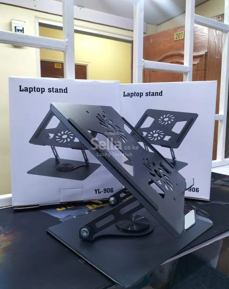 Metallic Laptop stand 360° rotation