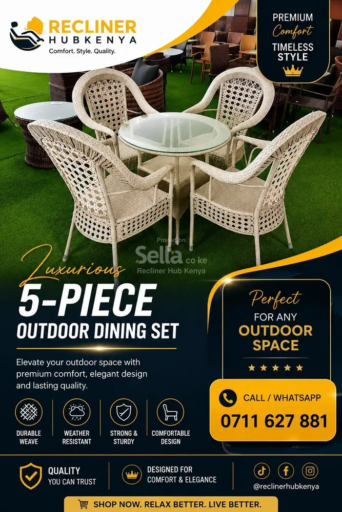 Outdoor balcony set