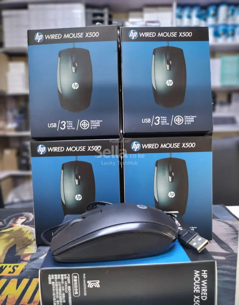 HP wired mouse X500 