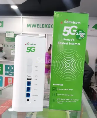 Safaricom 5g router with in -build powerback 5000mah