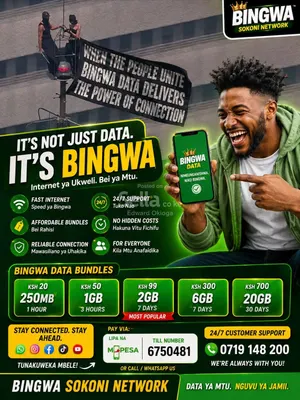 Safaricom Bingwa Sokoni network 
