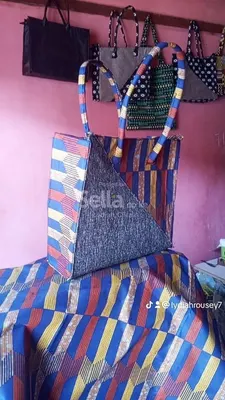 Designer Ankara tote bags 