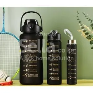 3 in 1 Motivational Water Bottle