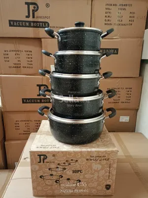 *James Pot Black Cookware Set(Wove)