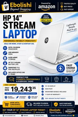 HP 14" stream laptop