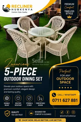 Outdoor balcony set