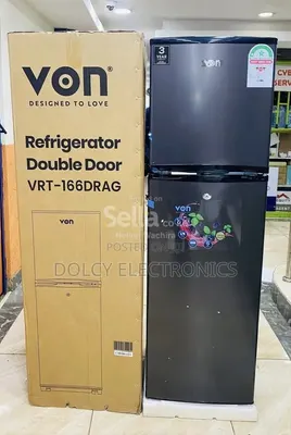 Von 166 Litres Double Door refrigerator 