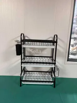 Executive carbon black Advanced 3 layer dish rack 