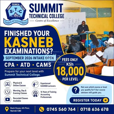 SUMMIT TECHNICAL COLLEGE - SEPTEMBER INTAKE