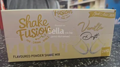 Shake Fusion Vanilla Flavored Power Shake Mix Pack of 24 pcs
