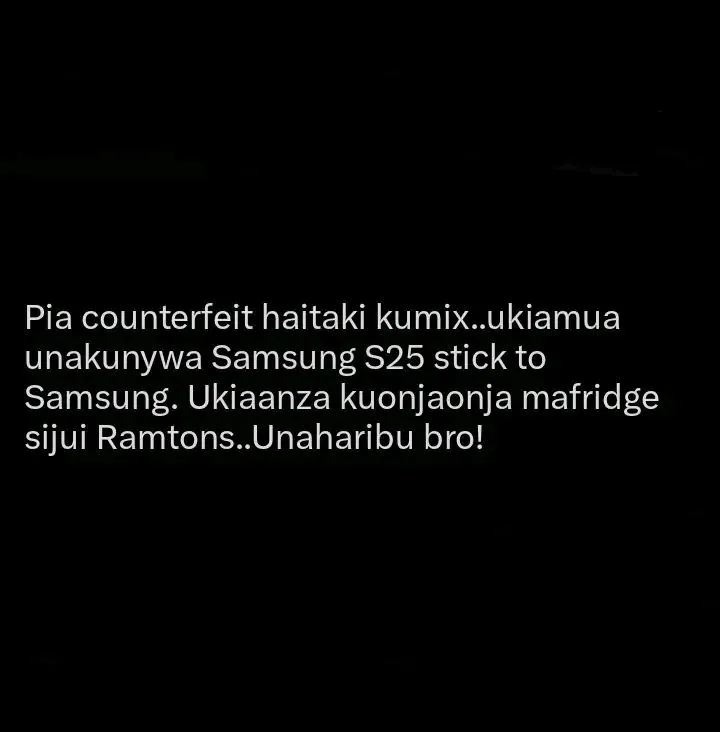 @classy Bora ikue namna hii hapo kwa counterfeits 😂
