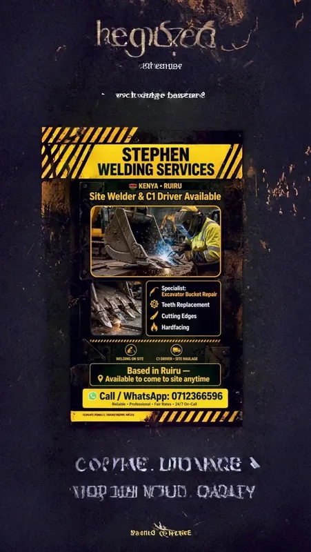 Welder and a driver