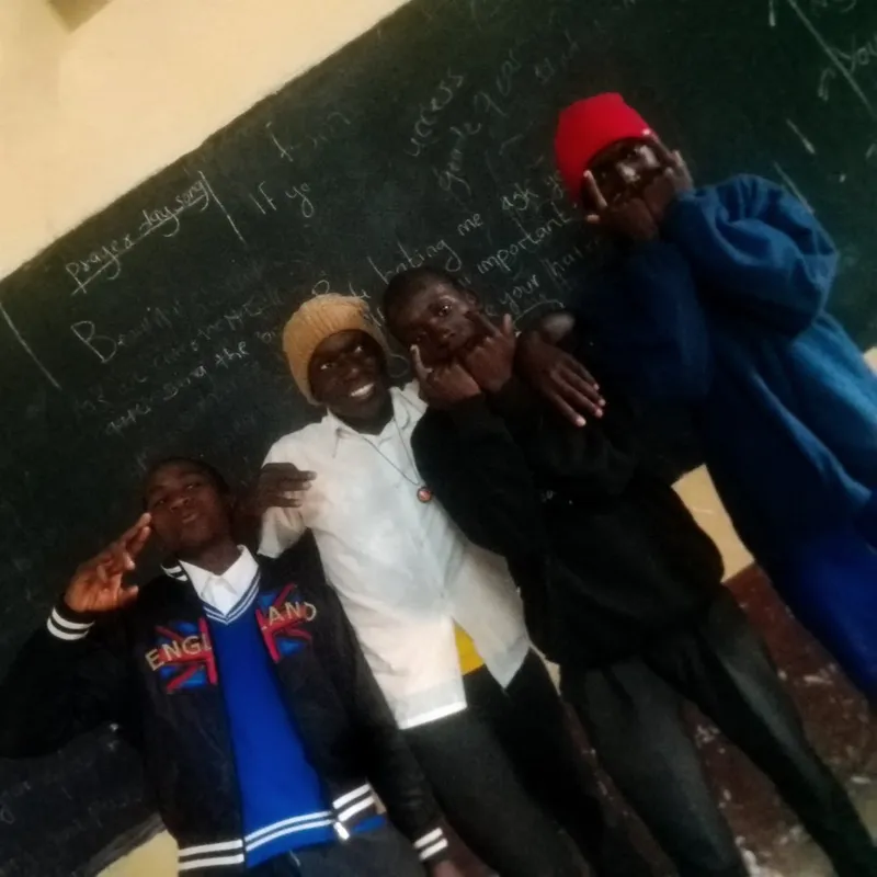 Back in the day dat me with white shirts