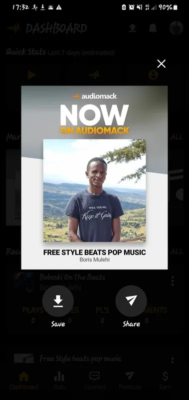 Wwnye mko Audiomack here is One of my songs mnasupport guys 🤧 ni ya Last year