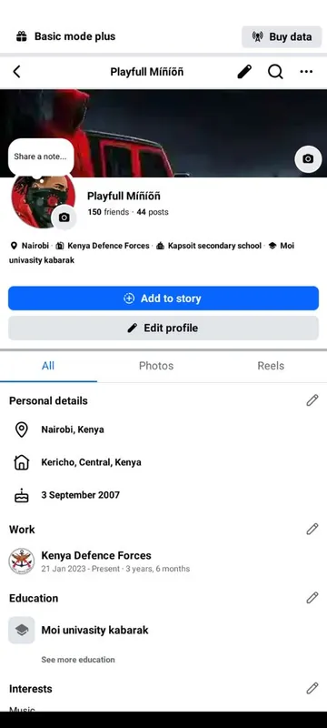 969.. profile n hii hapa