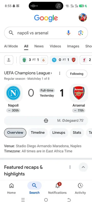 Arsenal ndio team